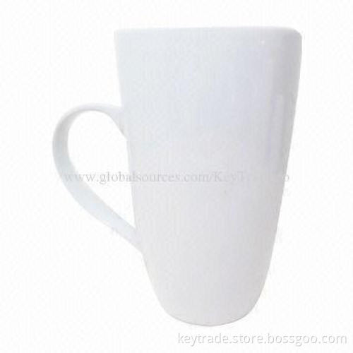 Fine Porcelain Mug with Spoon, FDA, LFGB Marks